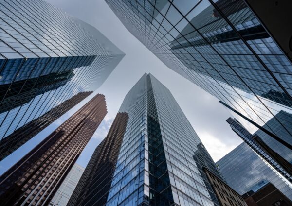 Business,Skyscrapers,In,The,Financial,District,,Toronto,Downtown.