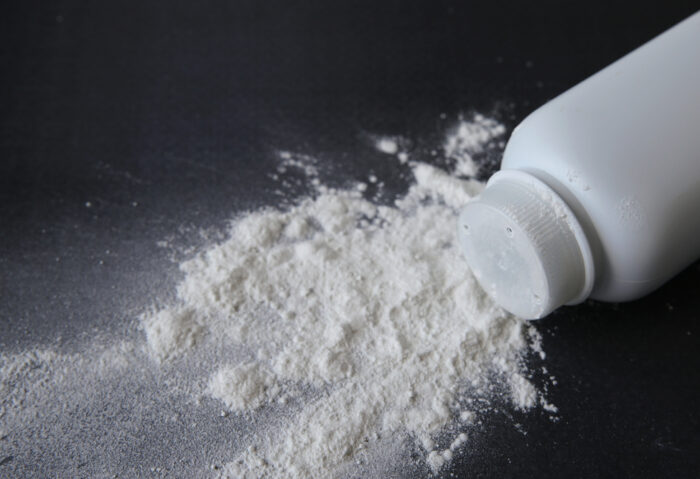 Talcum,Powder,On,Black,Background Talcum,Powder,On,Black,Background